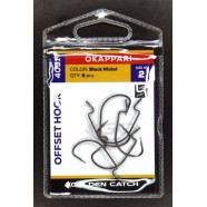 Гачки для риболовлі, GC Offset Okkapari 4091, 6шт/уп, колір BN, №2